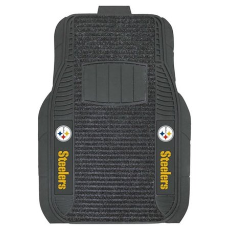 FANMATS Pittsburgh Steelers Car Mats Deluxe Set 4298903786